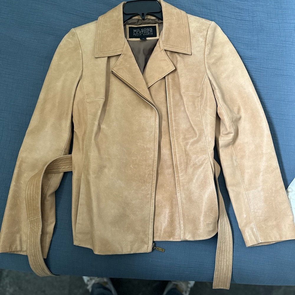 Wilsons Leather Light Brown Women's Jacket
